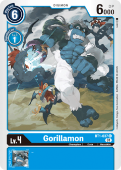 Gorillamon - BT1-037 - Alternative Art