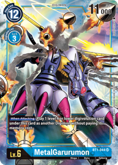 MetalGarurumon (Alternate Art) - BT1-044 - Super Rare