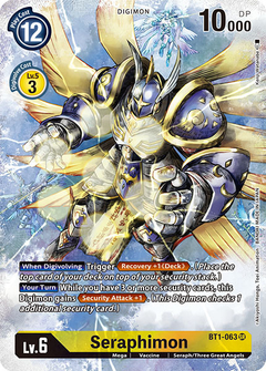 Seraphimon (Alternate Art) - BT1-063 - Super Rare