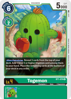 Togemon - BT1-074 - Rare