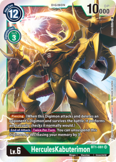 HerculesKabuterimon - BT1-081 - Super Rare