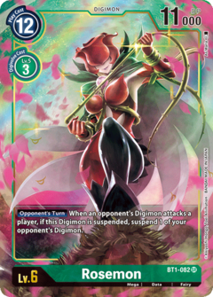 Rosemon (Alternate Art) - BT1-082 - Super Rare