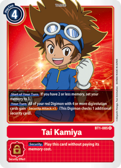 Tai Kamiya - BT1-085 - Rare