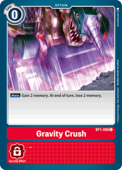 Gravity Crush - BT1-090 - Common