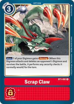 Scrap Claw - BT1-091 - Rare