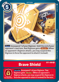 Brave Shield - BT1-095 - Rare