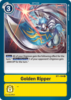 Golden Ripper - BT1-104 - Common