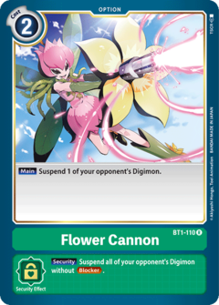 Flower Cannon - BT1-110 - Rare