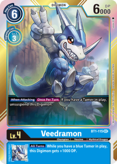 Veedramon - BT1-115 - Secret Rare