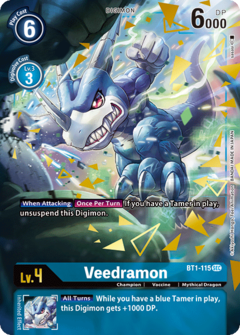 Veedramon (Alternate Art) - BT1-115 - Secret Rare