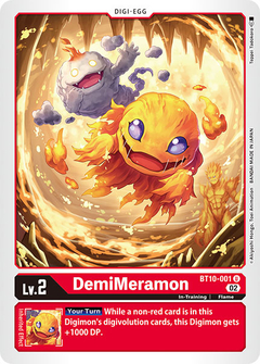 Demimeramon - BT10-001 - Uncommon