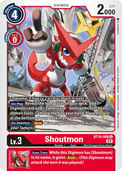 Shoutmon - BT10-008 - Uncommon