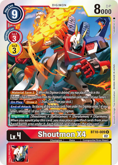 Shoutmon X4 - BT10-009 - Rare