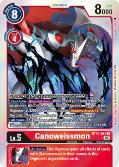 Canoweissmon - BT10-011 - Rare