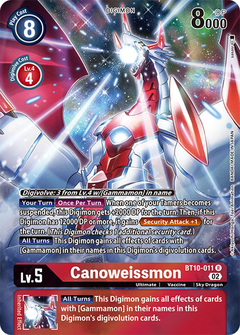 Canoweissmon (Alternate Art) - BT10-011 - Rare