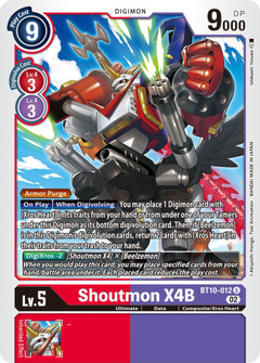 Shoutmon X4B - BT10-012 - Uncommon