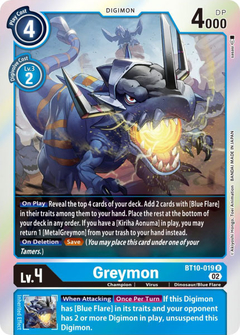 Greymon - BT10-019 - Rare