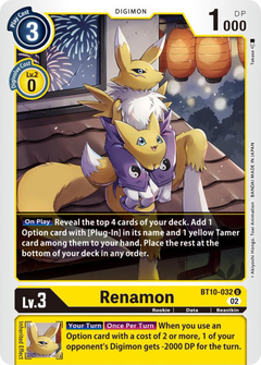 Renamon - BT10-032 - Uncommon