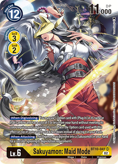 Sakuyamon: Maid Mode (Alternate Art) - BT10-041 - Super Rare