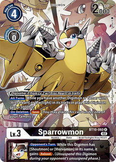 Sparrowmon (Alternate Art) - BT10-060 - Rare