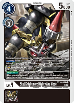 SkullKnightmon: Mighty Axe Mode - BT10-061 - Common