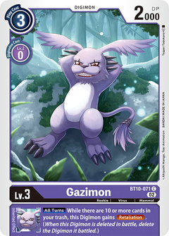 Gazimon - BT10-071 - Uncommon