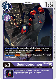 Soundbirdmon - BT10-072 - Common