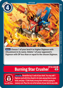 Burning Star Crusher - BT10-096 - Common