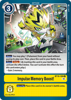 Impulse Memory Boost! - BT10-100 - Common