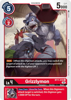 Grizzlymon - BT11-010 - Common