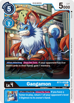 Gaogamon - BT11-025 - Common