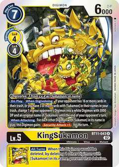 KingSukamon - BT11-043 - Rare