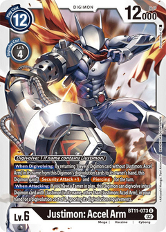 Justimon: Accel Arm - BT11-073 - Uncommon