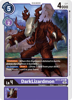 DarkLizardmon - BT11-079 - Common