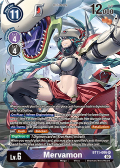 Mervamon (Alternate Art) - BT11-086 - Super Rare