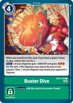 Buster Dive - BT11-104 - Common