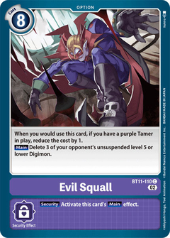 Evil Squall - BT11-110 - Common