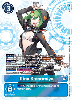 Rina Shinomiya - BT11-112 - Secret Rare