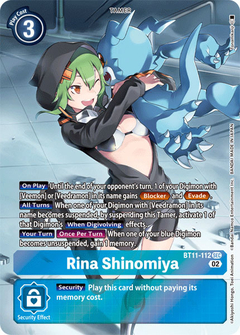 Rina Shinomiya (Alternate Art) - BT11-112 - Secret Rare