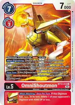 OmniShoutmon - BT12-014 - Box Topper