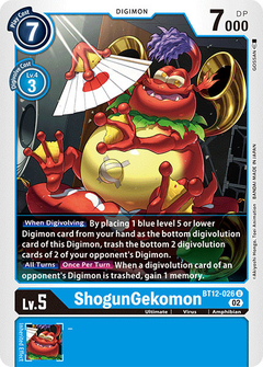 ShogunGekomon - BT12-026 - Uncommon