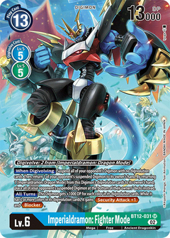 Imperialdramon: Fighter Mode (Alternate Art) - BT12-031 - Super Rare