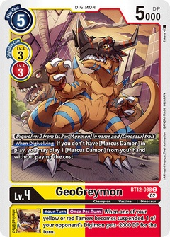 GeoGreymon - BT12-038 - Common