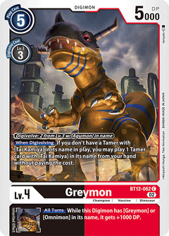 Greymon - BT12-062 - Common