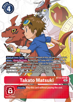 Takato Matsuki (Alternate Art) - BT12-089 - Rare