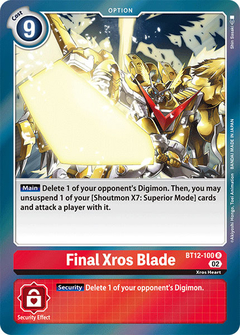 Final Xros Blade - BT12-100 - Rare