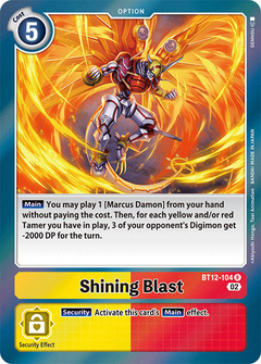 Shining Blast - BT12-104 - Rare