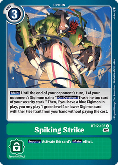 Spiking Strike - BT12-105 - Common