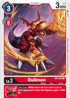 Guilmon - BT2-009 - Common