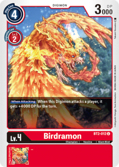 Birdramon - BT2-012 - Uncommon